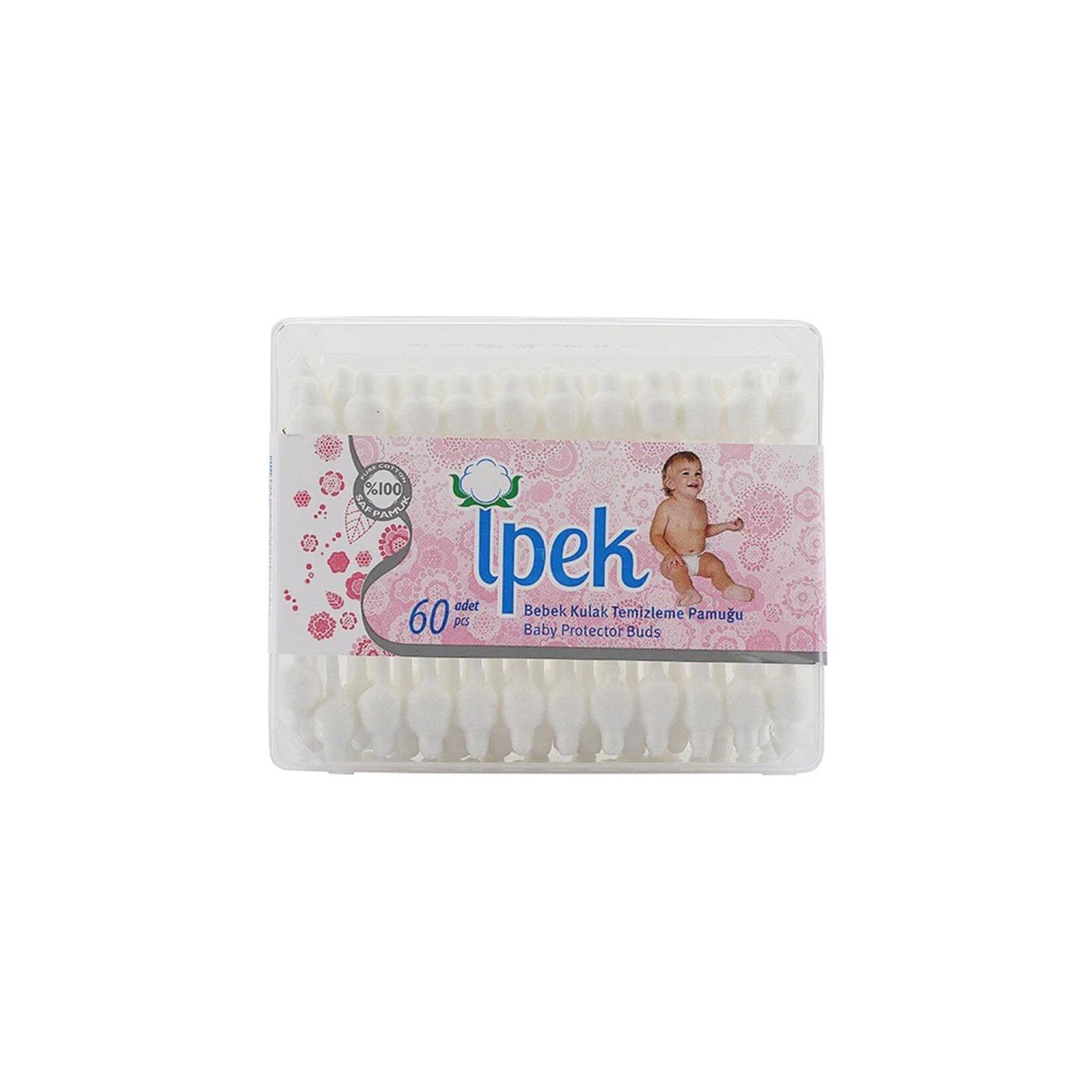 İpek Bebek Kulak Temizleme Pamuğu 60'lı