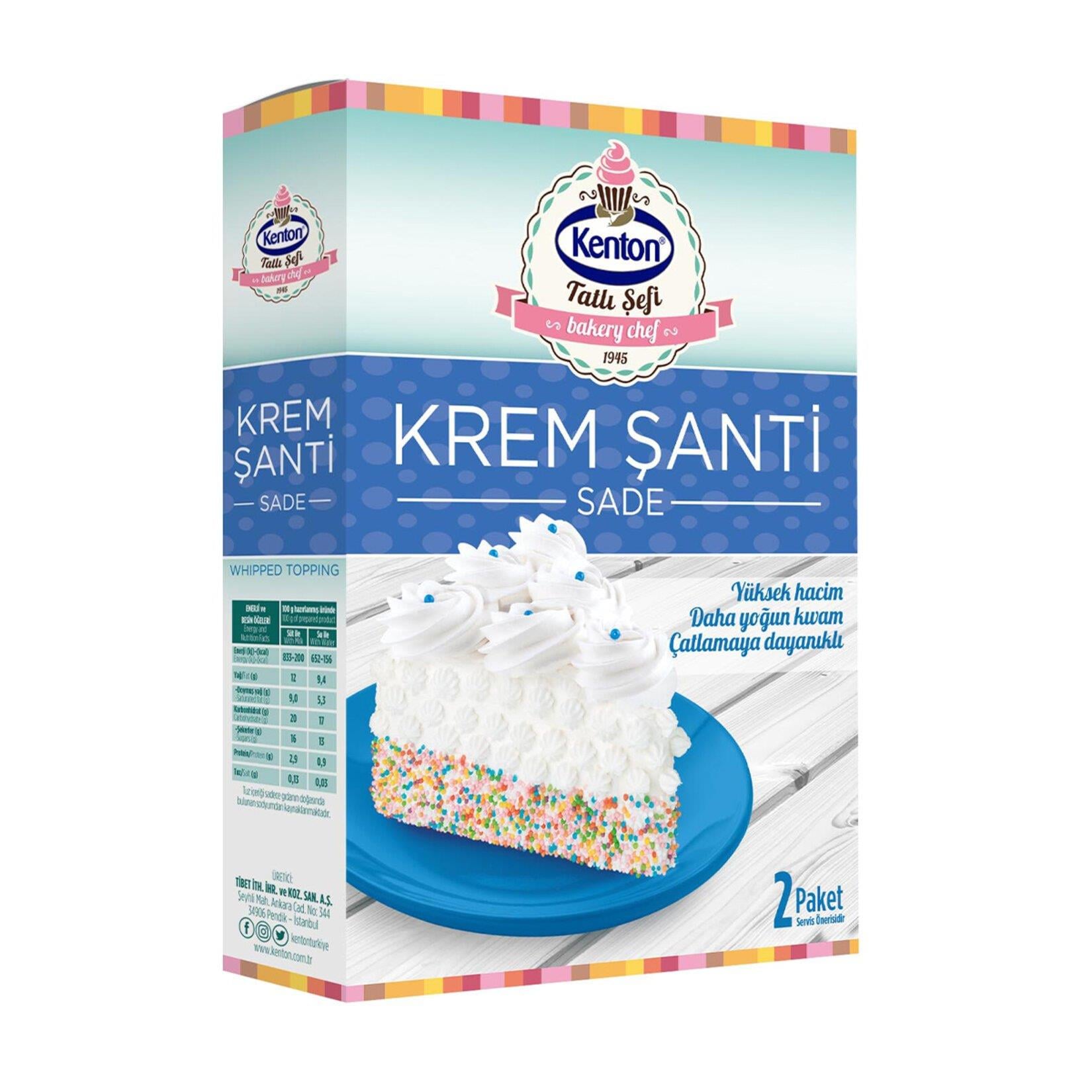 Kenton Krem Şanti 150 G