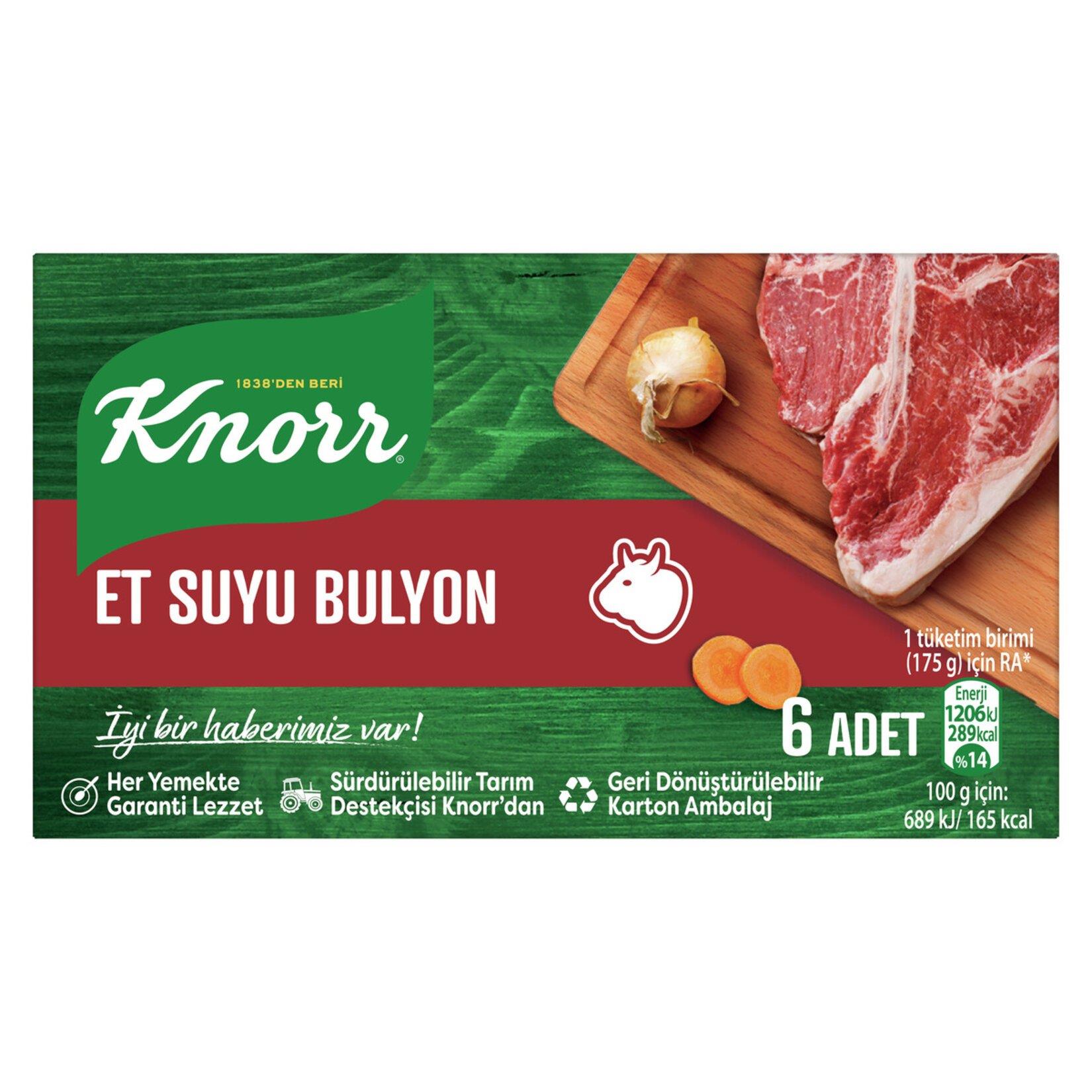 Knorr Et Suyu Bulyon 6’lı 60 G