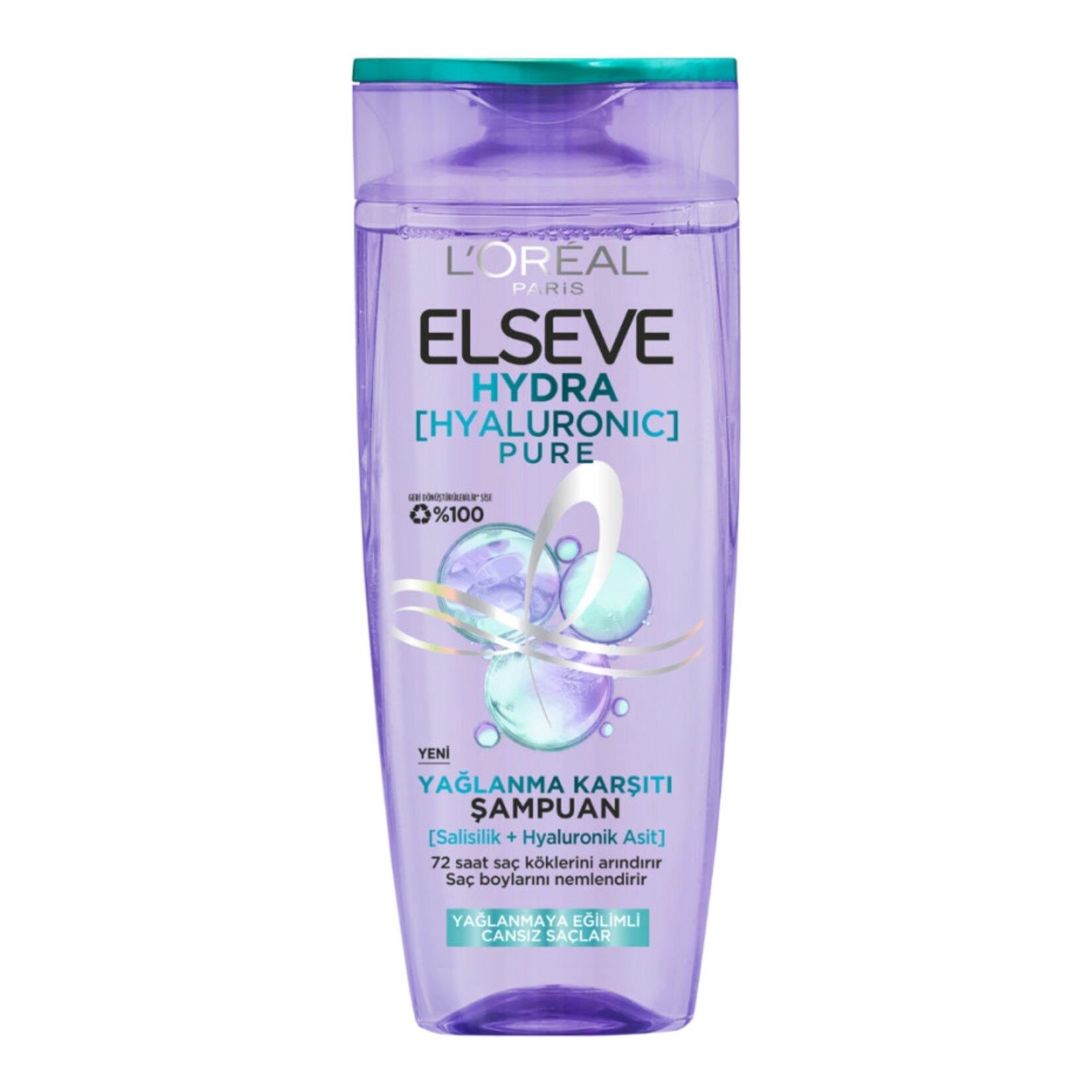 L'Oréal Paris Elseve Hydra Pure Yağlanma Karşıtı Arındırıcı Şampuan 300ml