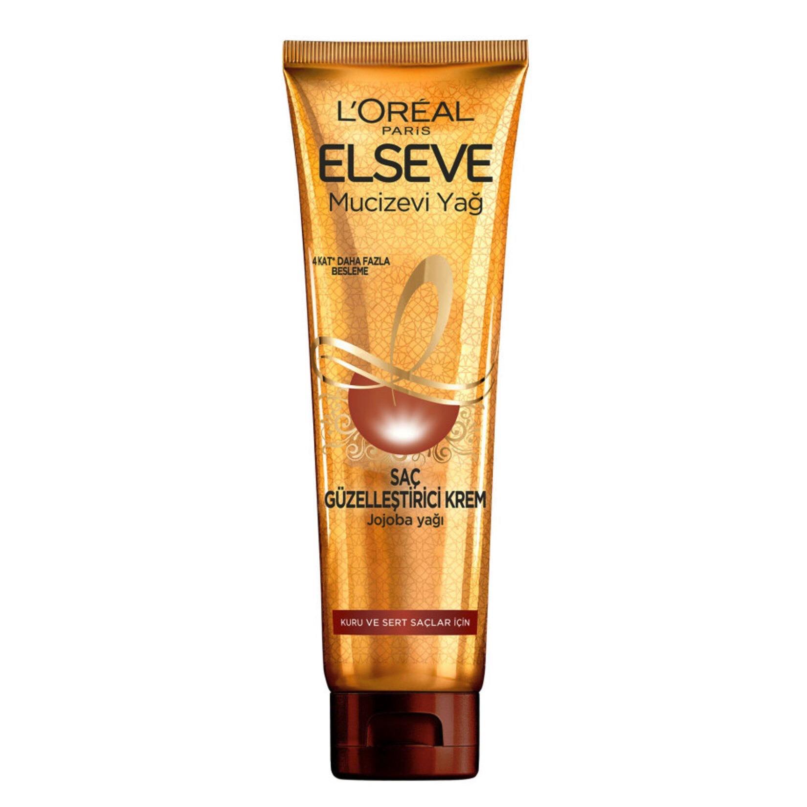 L'Oréal Paris Elseve Mucizevi Yağ Saç Güzelleştirici Krem 150 Ml - Kuru ve Sert Saçlar