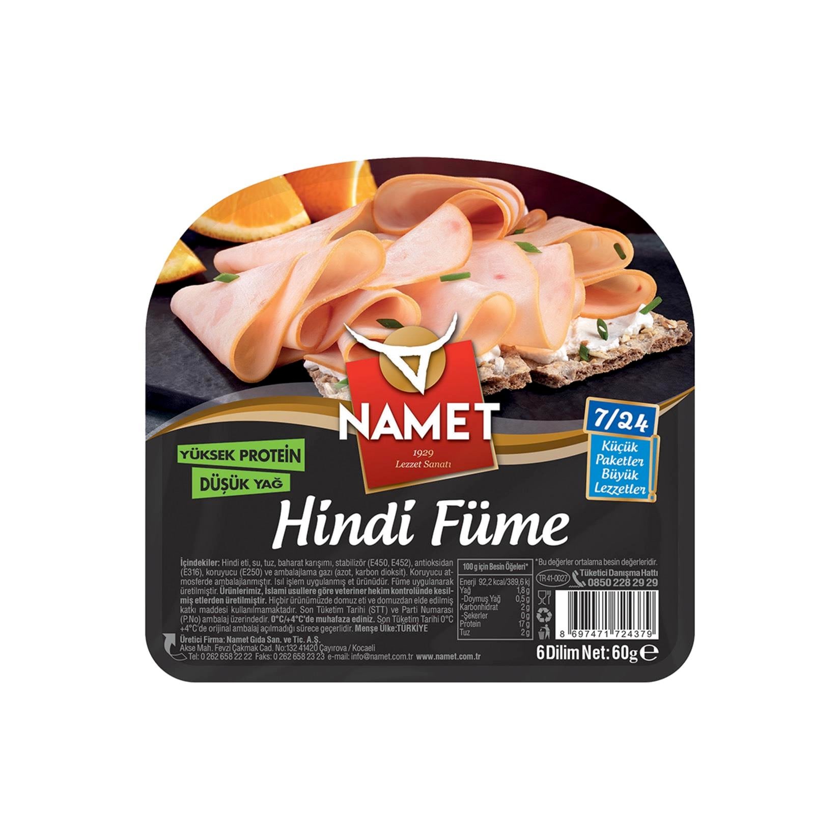 Namet Hindi Füme 7/24 60 G