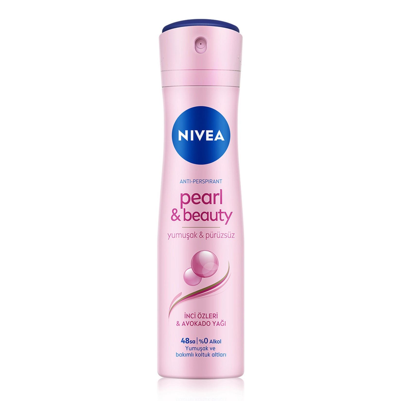 NIVEA Kadın Sprey Deodorant Pearl & Beauty 150 ml