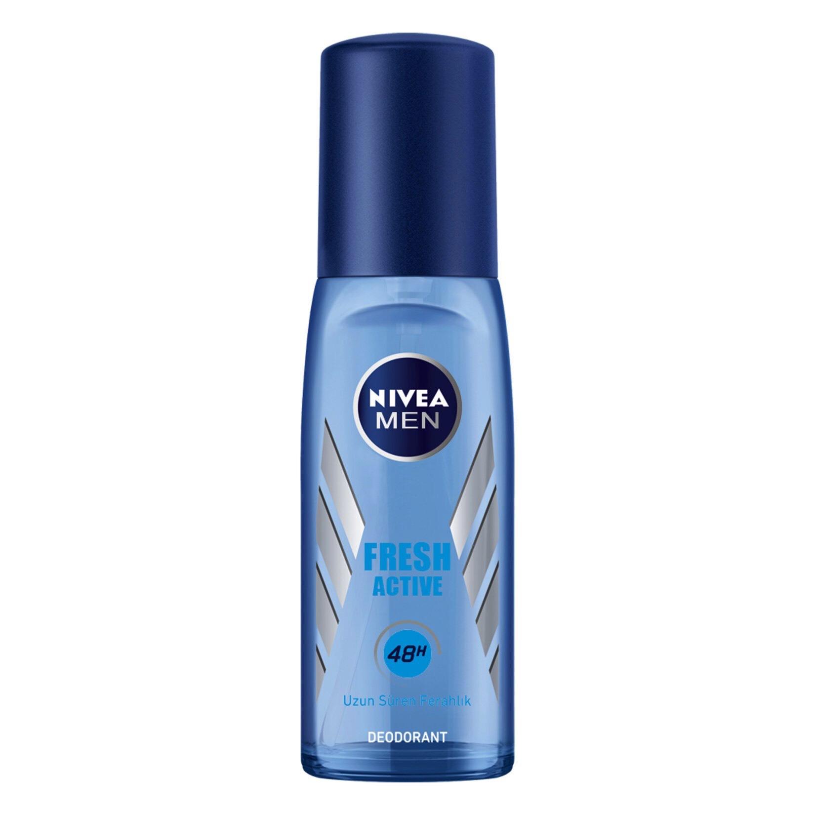 NIVEA Men Erkek Pump Sprey Deodorant Fresh Active 75 ml