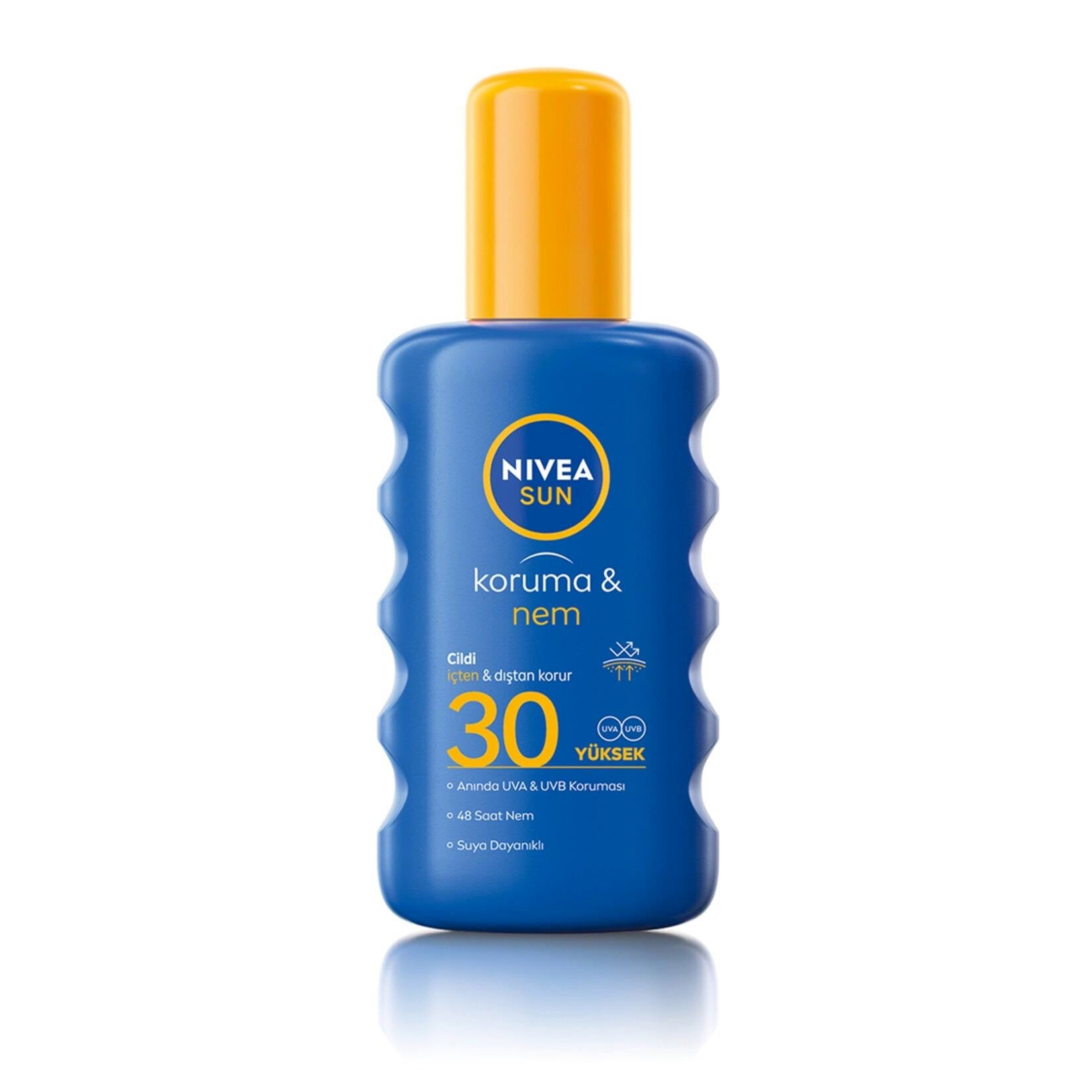 Nivea Sun Koruma&Nem Nemlendirici Güneş Spreyi Gkf 30 200Ml