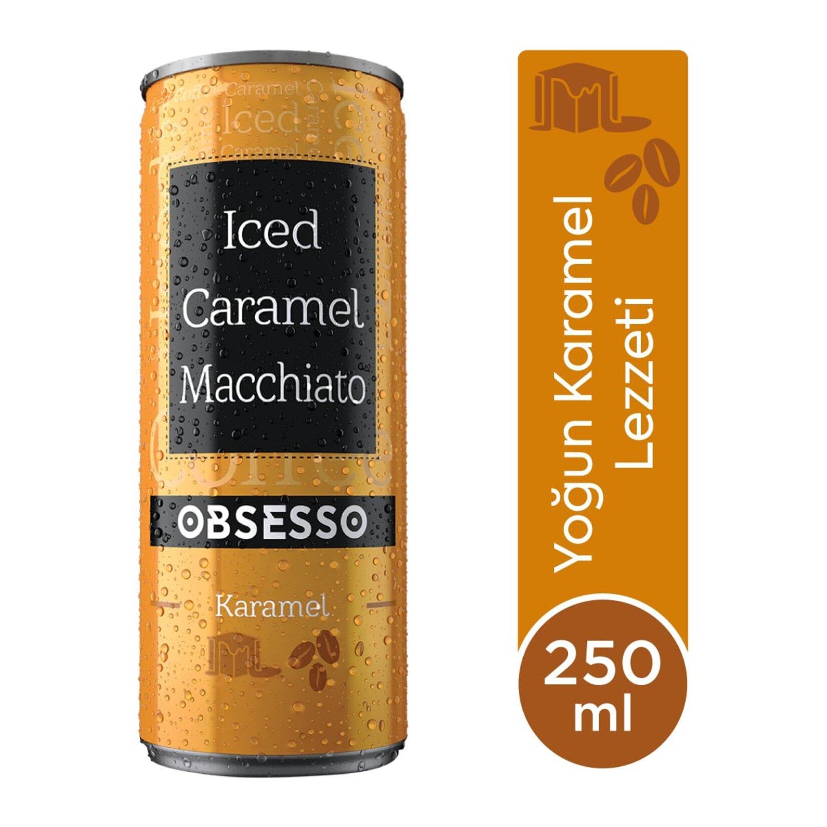 Obsesso Caramel Macchiato Soğuk Kahve 250 Ml