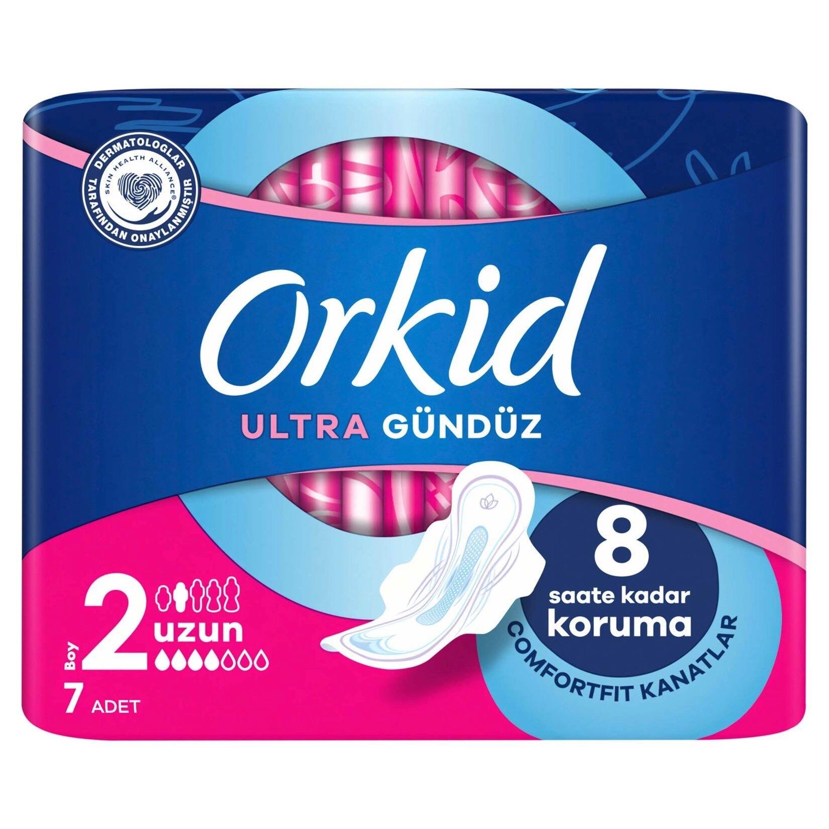 Orkid Ultra Extra Hijyenik Ped Uzun Tekli Paket 7 Ped