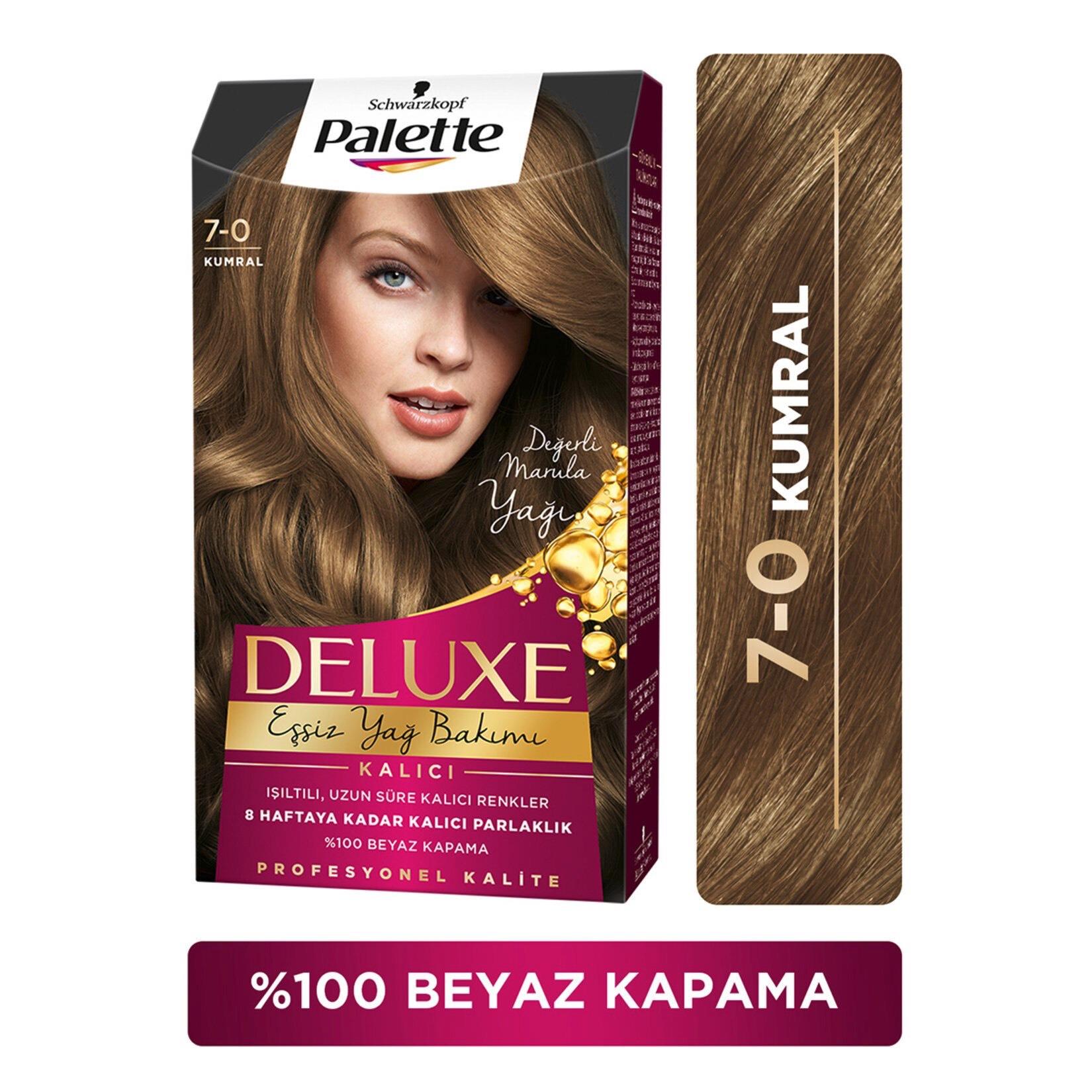 Palette Deluxe Saç Boyası Kumral  7-0 80 Ml