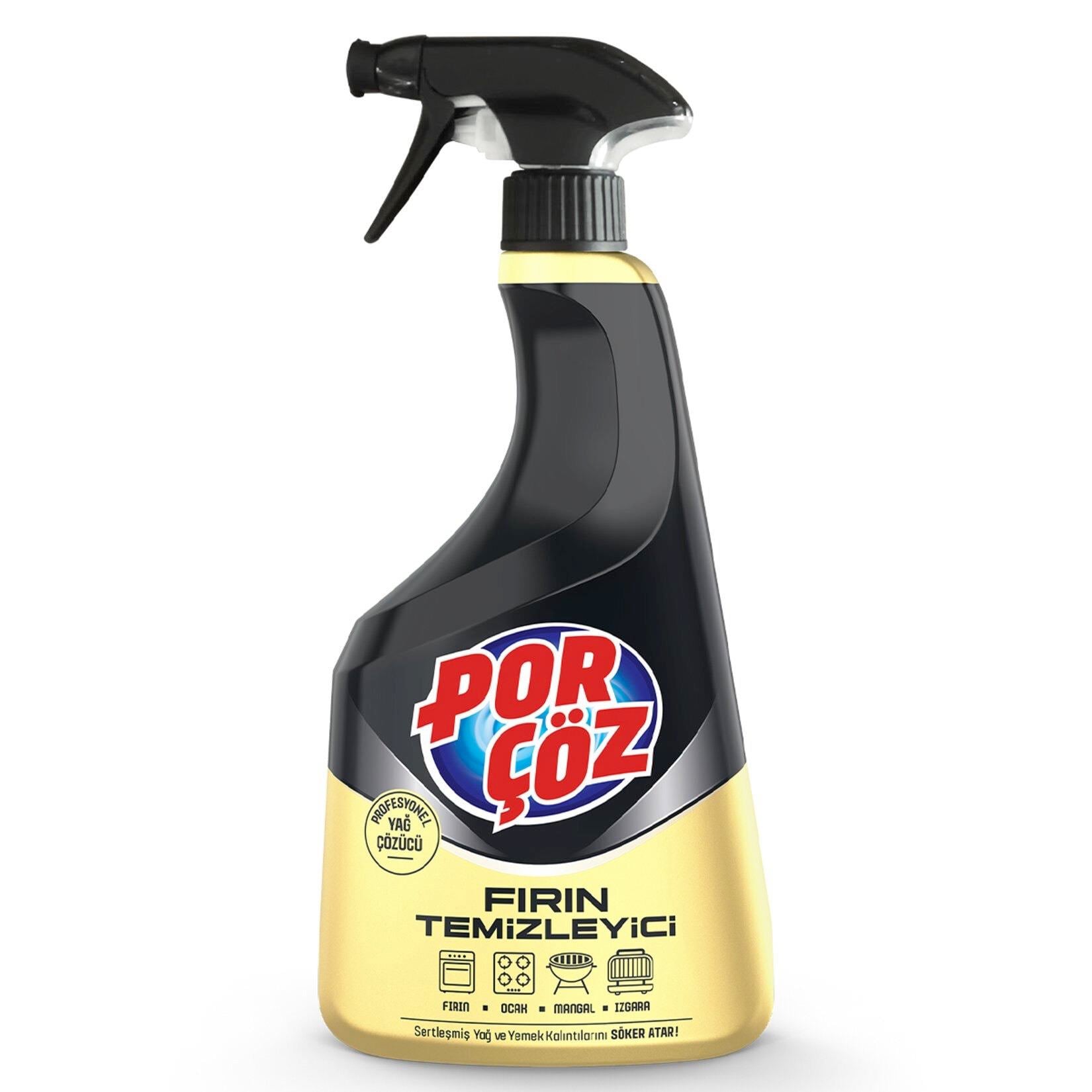Porçöz Fırın Temizleyici Sprey 750 Ml
