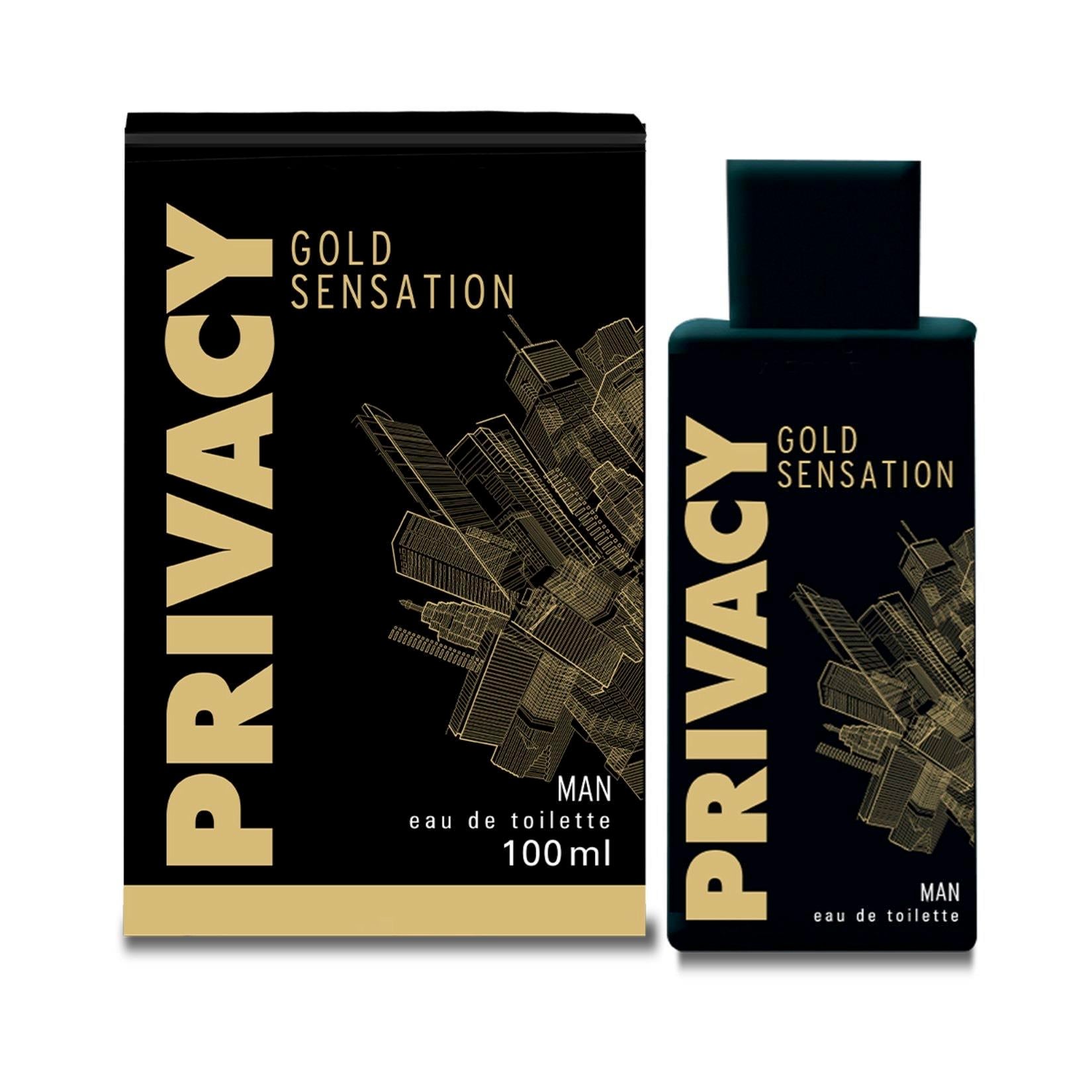 Privacy Gold Sensation Edt 100 Ml Men