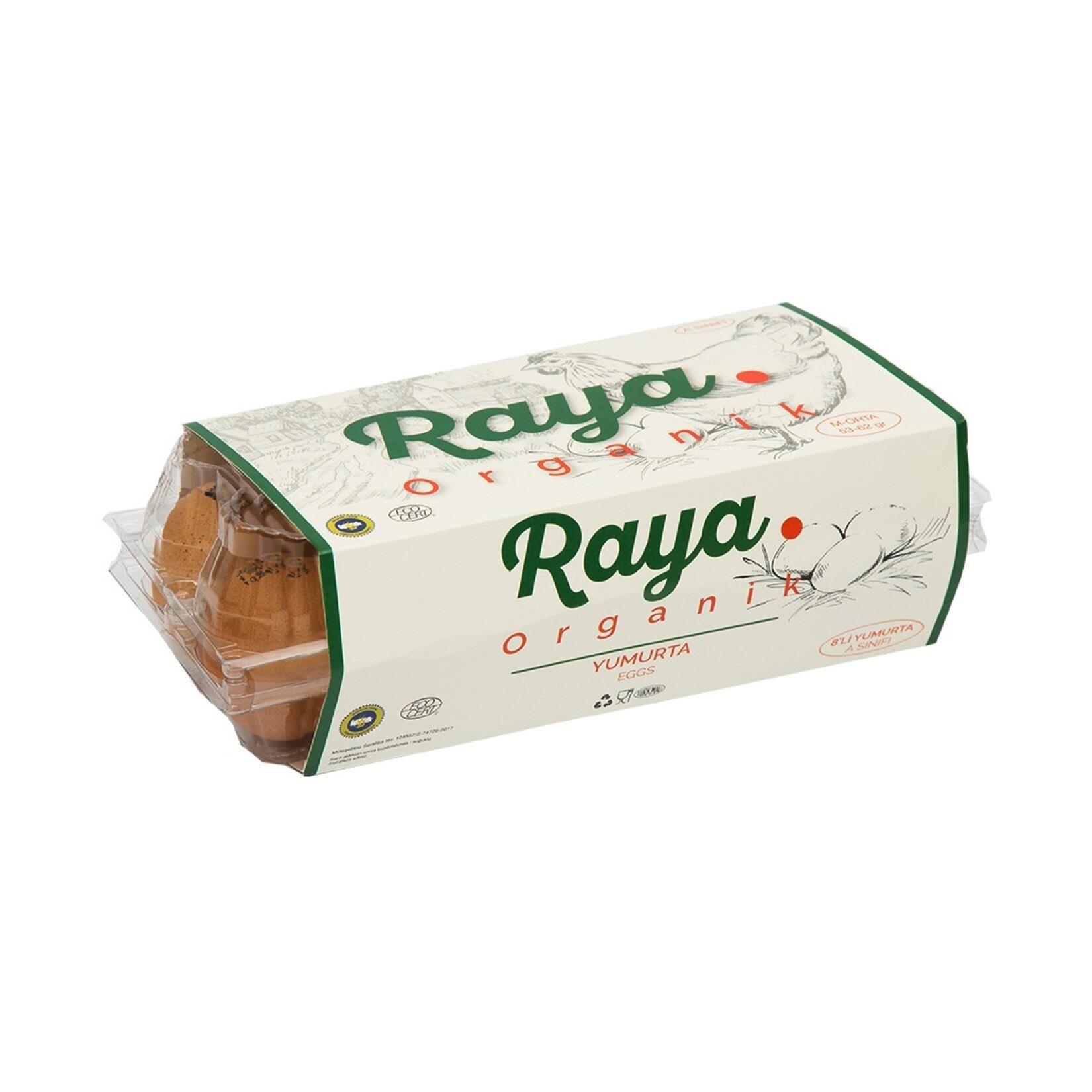 Raya Organik 8'li M Boy Yumurta (53 - 62 G)