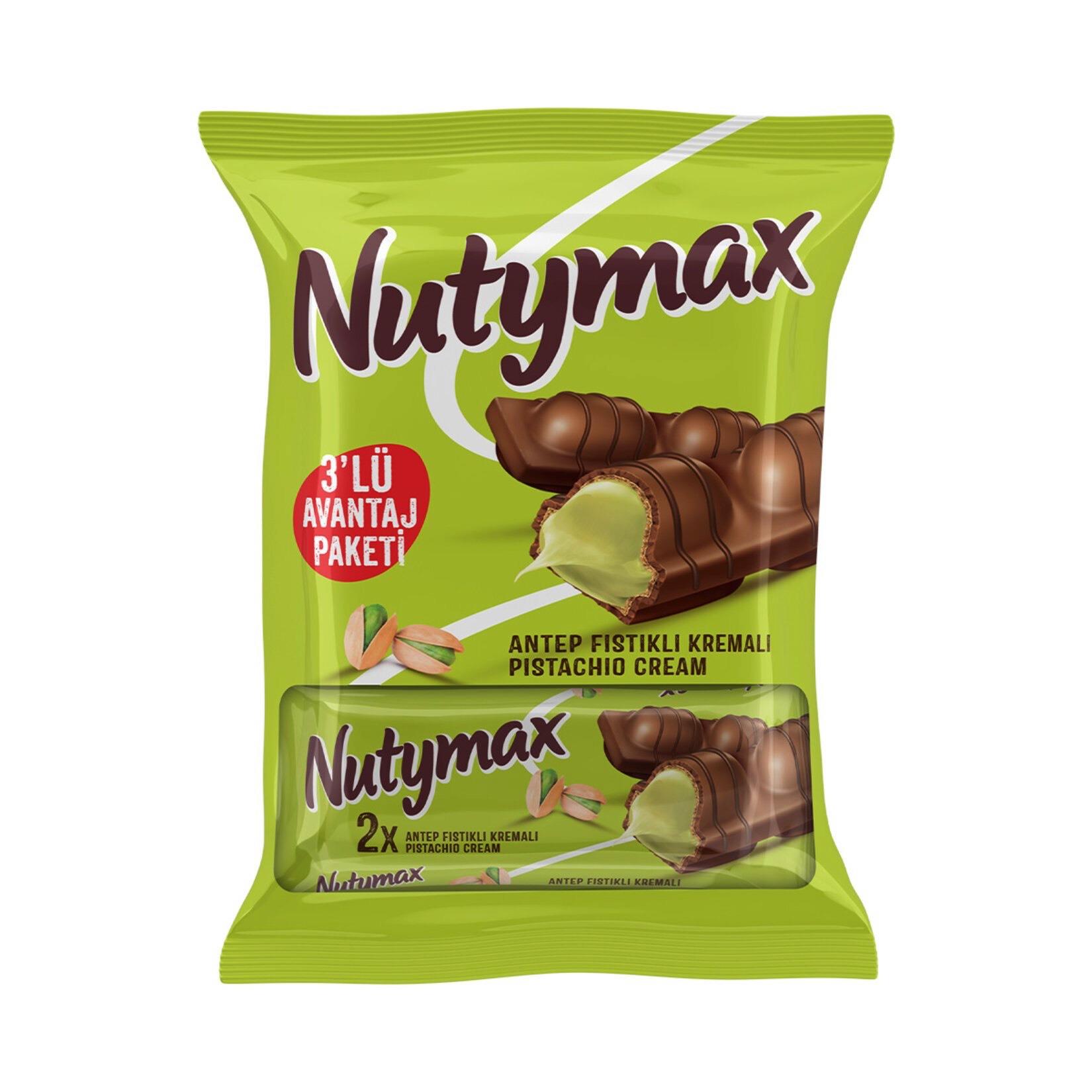Şölen Nutymax Antep Fıstıklı Kremalı Gofret 3X44 G
