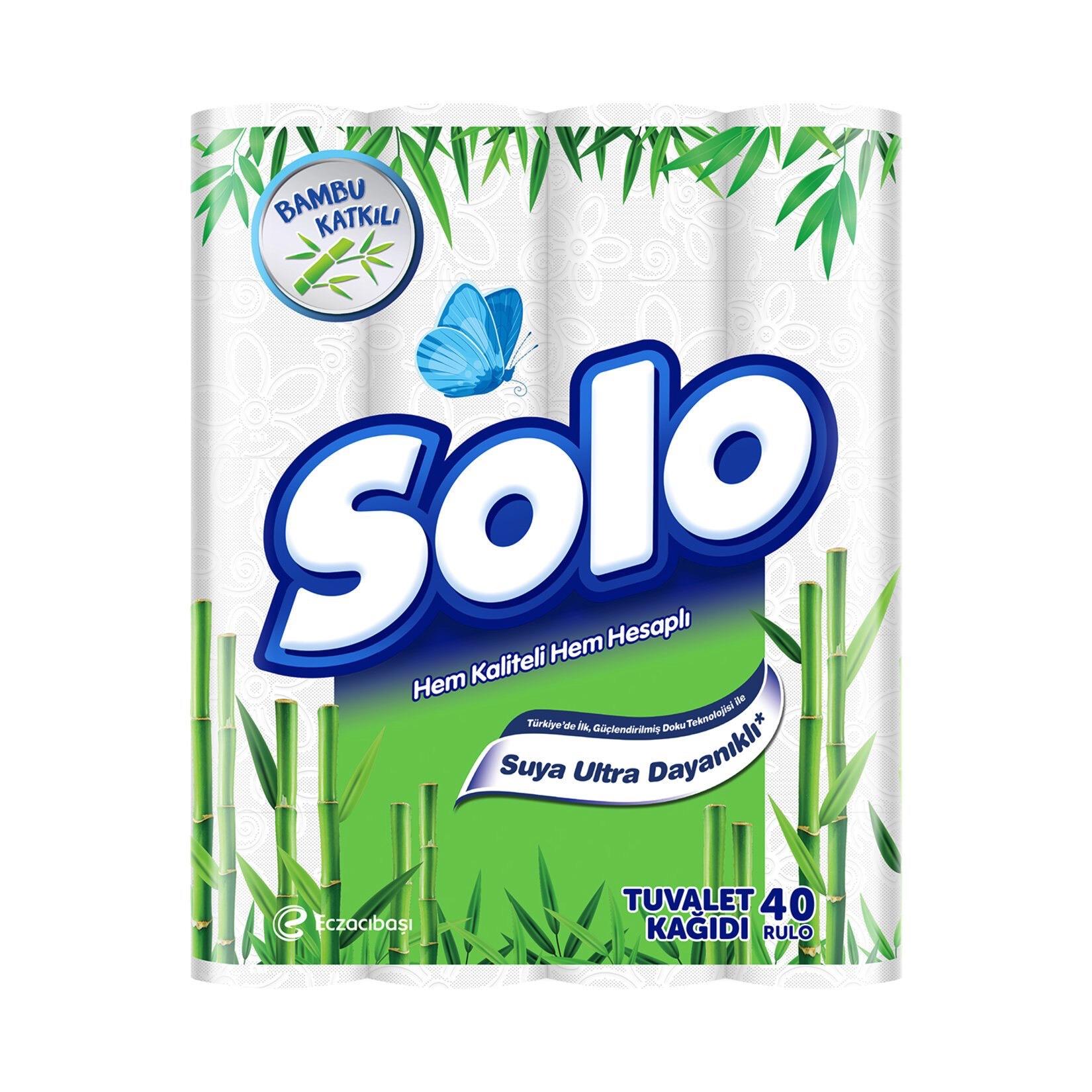 Solo Bambu Katkılı Tuvalet Kağıdı 40'lı