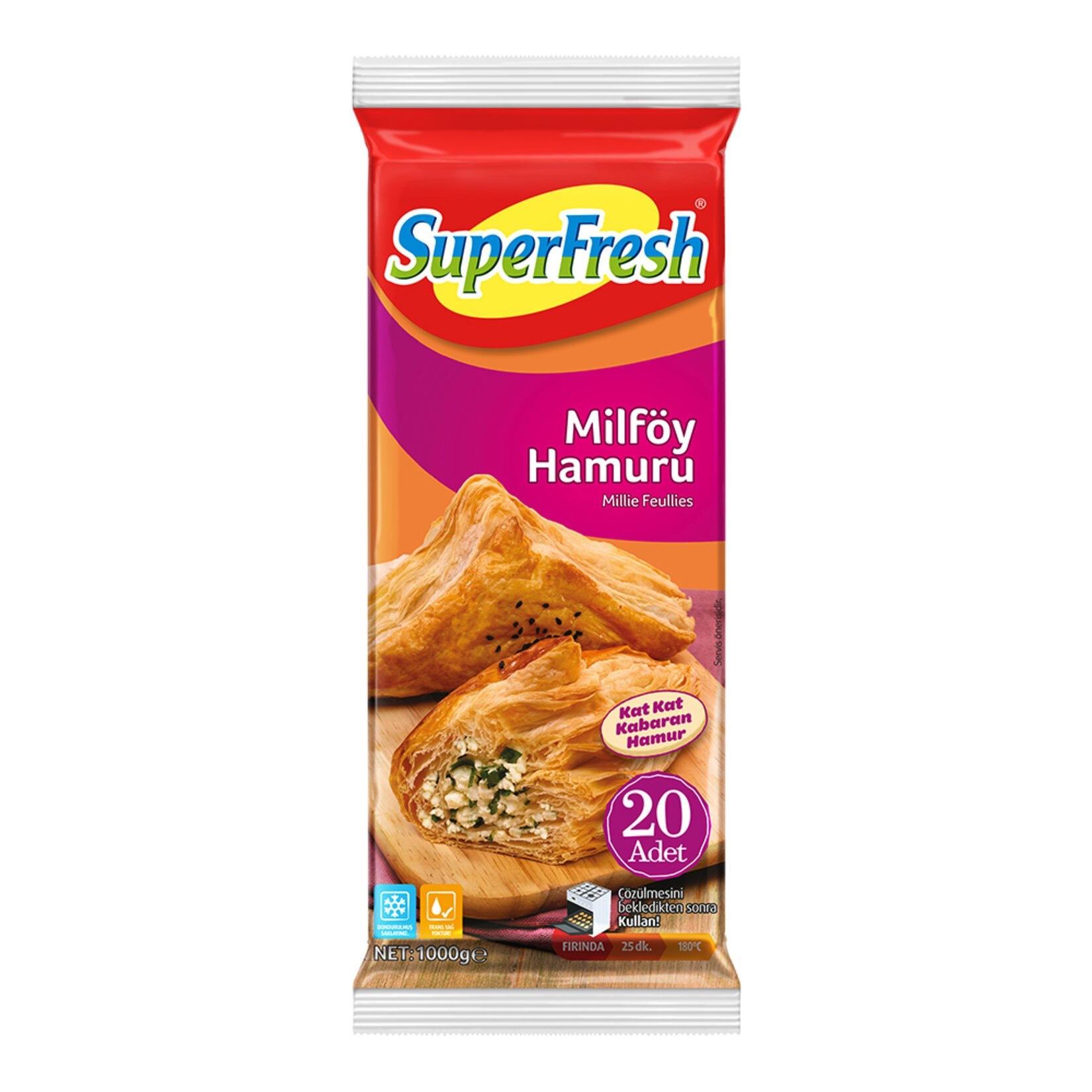 Superfresh Milföy Hamuru 1 Kg