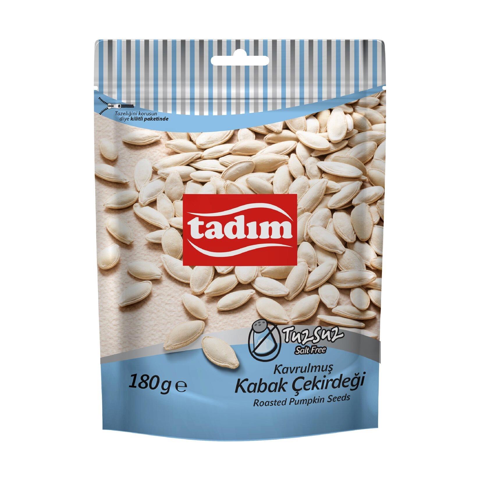 Tadım Kavrulmuş Tuzsuz Kabak Çekirdeği 180 G