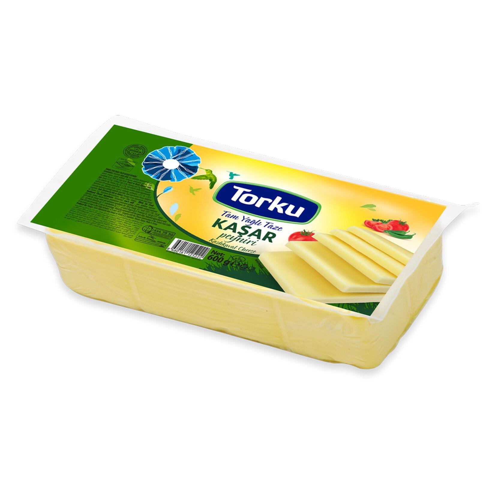 Torku Tam Yağlı Taze Kaşar Peyniri 600 G