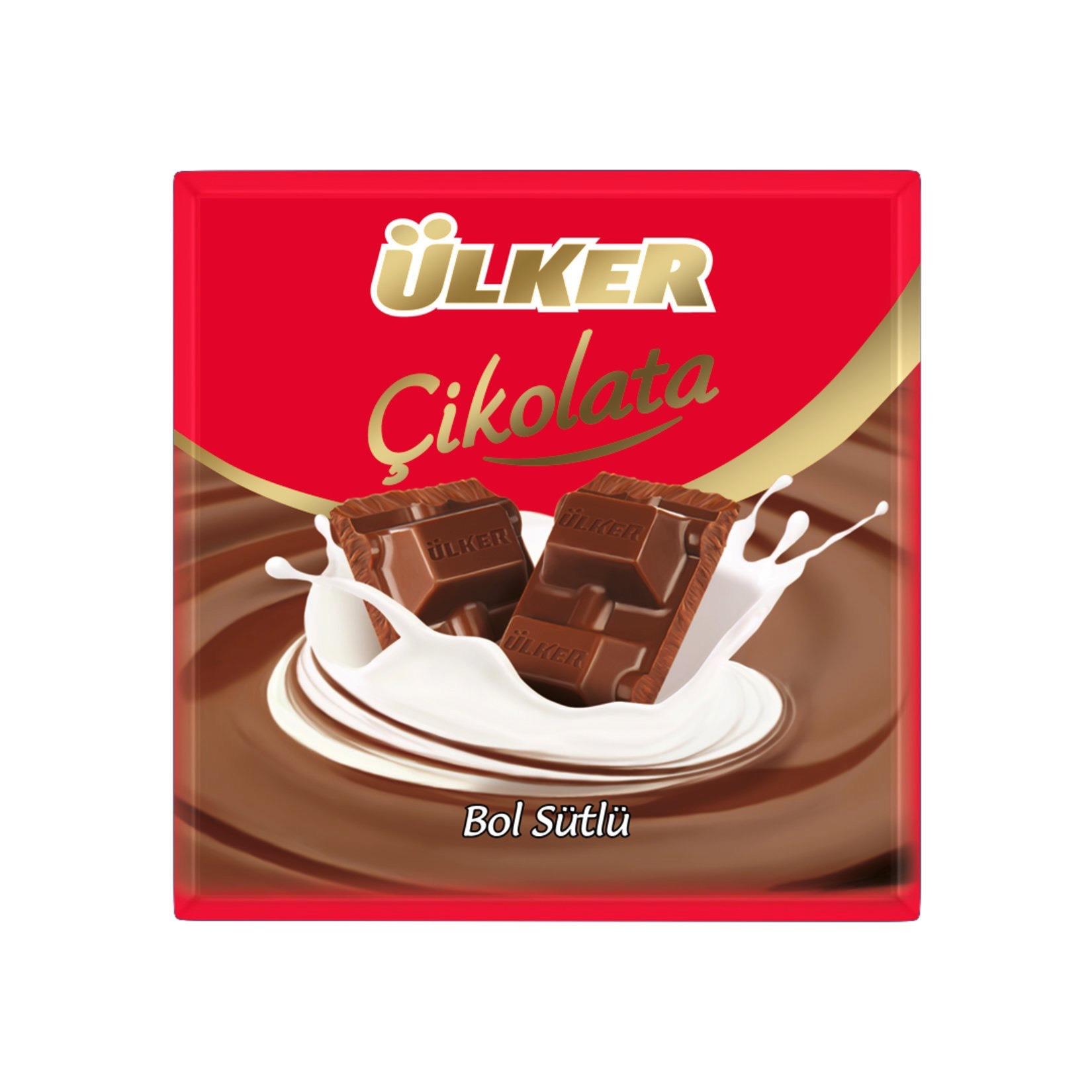 Ülker Bol Sütlü Kare Çikolata 60 G