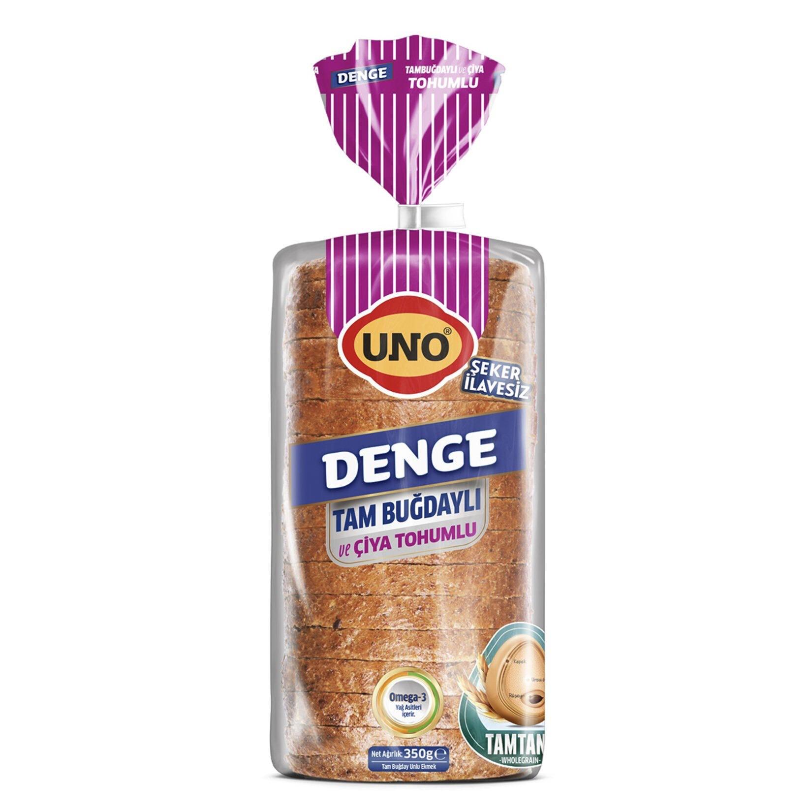 Uno Denge Tambuğdaylı Ve Çiya Tohumlu Ekmek 350 G