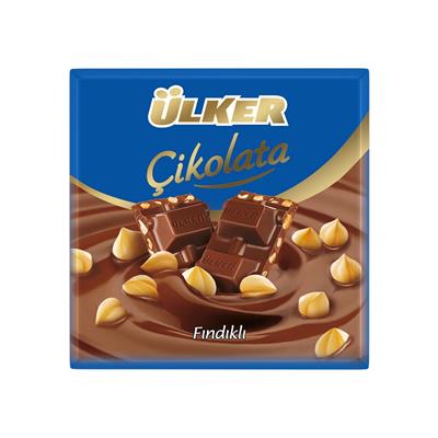 Ülker Fındıklı Sütlü Kare Çikolata 60G