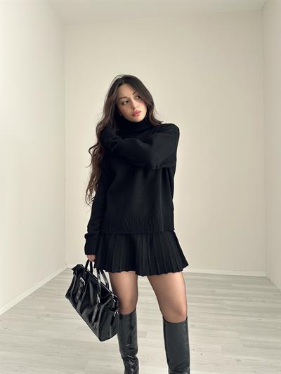 Abbey Premium Triko Siyah Takım