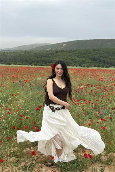 Aisha Katlı Volümlü Pamuk Dokuma Etek 