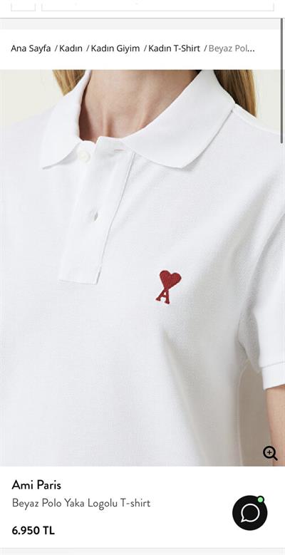 AKalp Logolu Polo Yaka Lacivet Tişört