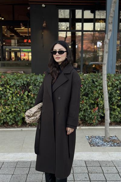 Angora Premium Klasik Acı Kahve Kaban