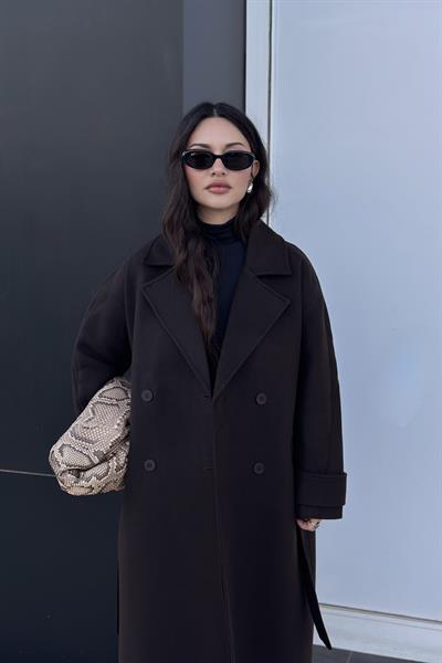 Angora Premium Klasik Acı Kahve Kaban