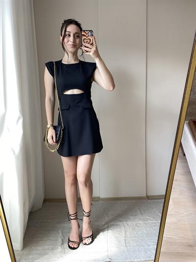 Audrey Siyah Elbise