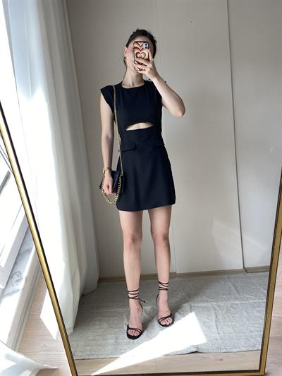 Audrey Siyah Elbise