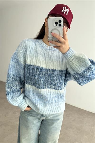 Bluesky Örgü Kazak