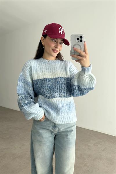 Bluesky Örgü Kazak