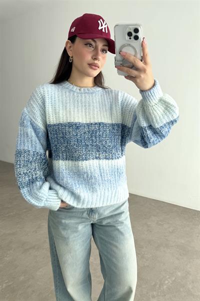 Bluesky Örgü Kazak