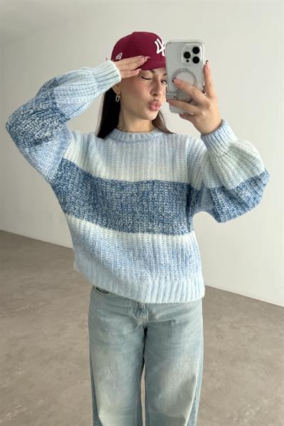 Bluesky Örgü Kazak