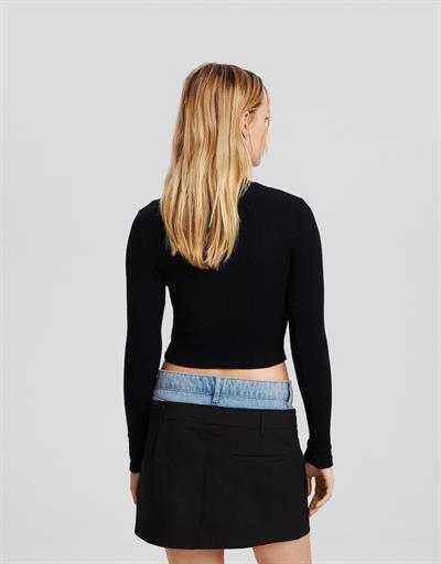 Brshk Dik Yaka Siyah Siyah Body