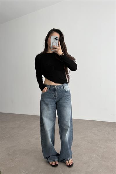 Brshk Orj. Vintage Blue Baggy Jean