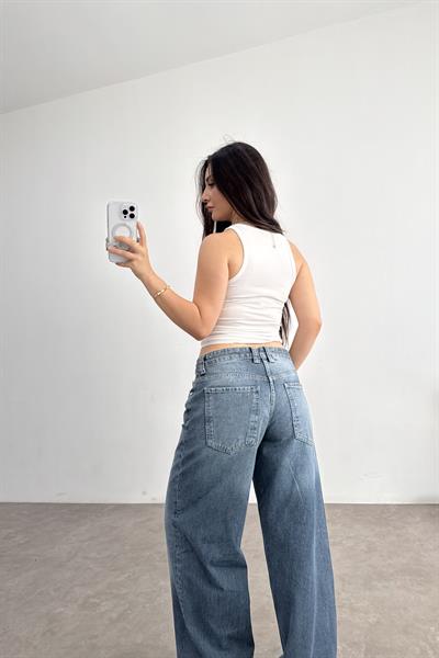 Brshk Orj. Vintage Blue Baggy Jean