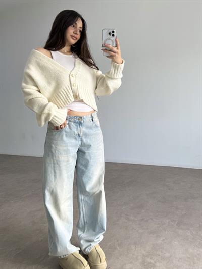 Brshk Orj. Light Blue Baggy Jean