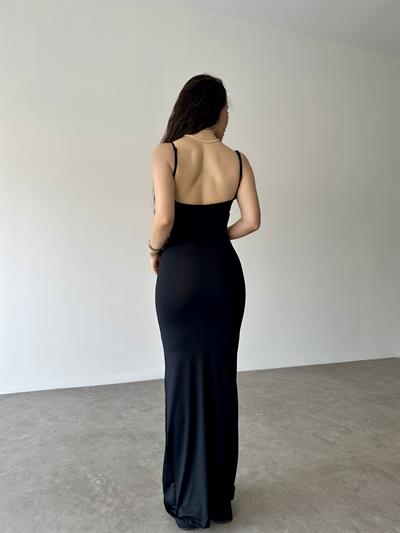 Orijinal Basic Askılı Uzun Brsk. Elbise