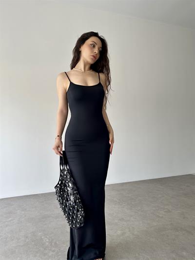 Orijinal Basic Askılı Uzun Brsk. Elbise