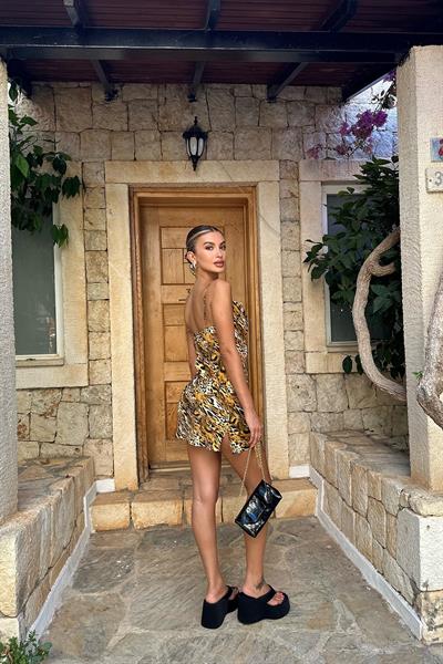 Brshka Orijinal Tiger Saten Elbise