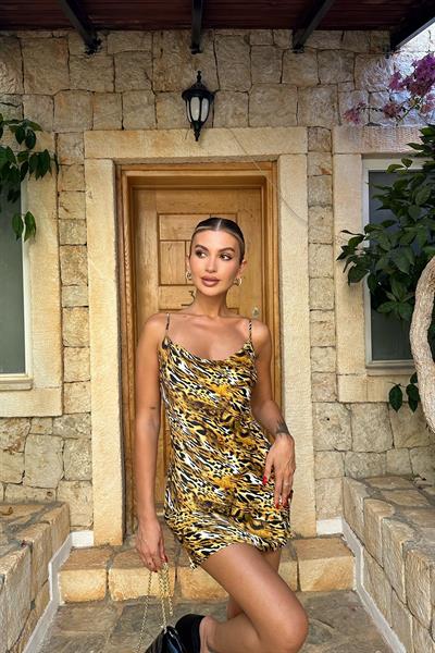 Brshka Orijinal Tiger Saten Elbise