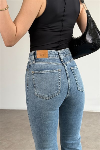 Clns Orj. Vintage Mavi Flare Jean