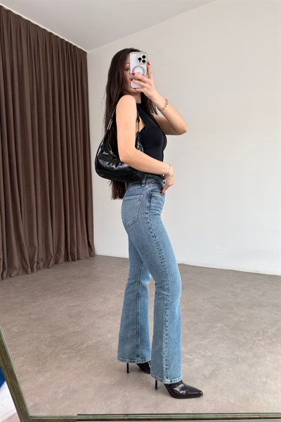 Clns Orj. Vintage Mavi Flare Jean