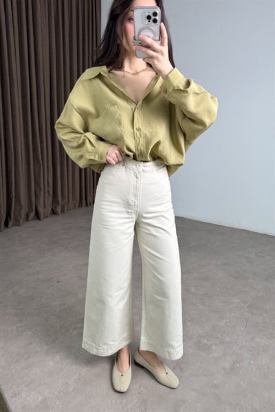 Cos Orijinal Wideleg Ekru Jean 