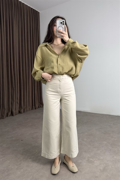 Cos Orijinal Wideleg Ekru Jean 