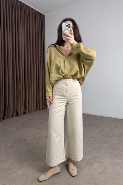 Cos Orijinal Wideleg Ekru Jean 