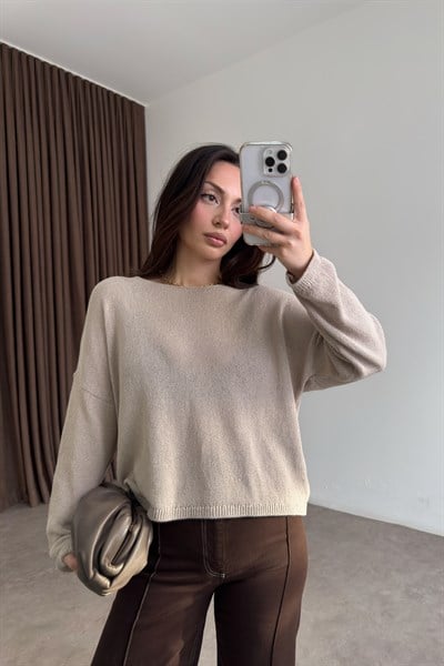 Düz Yakalı Merserize İnce Taş Üst