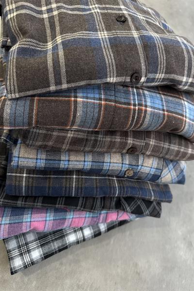 Ekose Pamuklu Kalın Gömlek