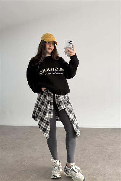 Eme Studios Siyah Kazak